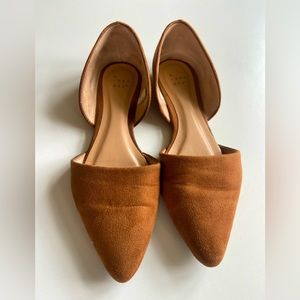 Slip-On Tan Flats / Sandals Size 8